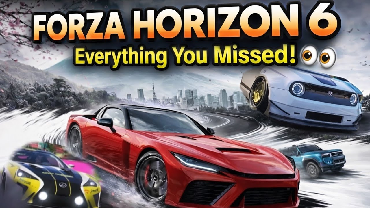 Разбор трейлера Forza Horizon 6 | Всё, что вы пропустили!🇯🇵🏁