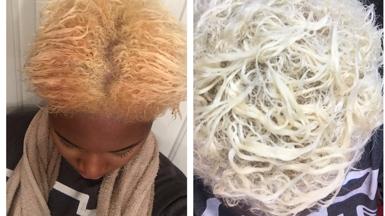 How I bleach and tone my hair platinum blonde