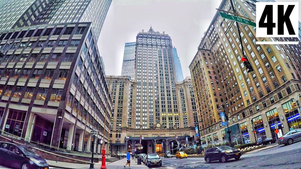 ⁴ᴷ⁶⁰ Lexington Avenue to Helmsley Building NYC | Midtown Manhattan New York City Walking Tour 2020