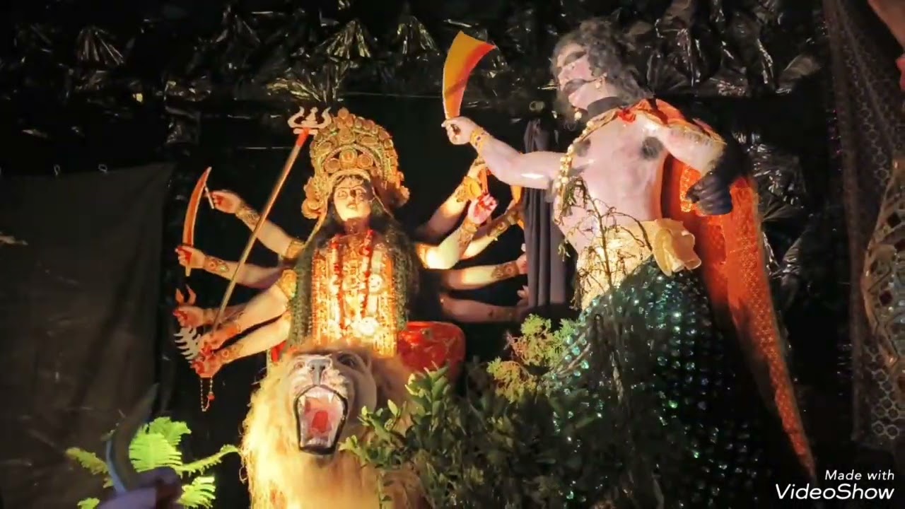 माँ जगदम्बे ने कैसे किया दो राक्षस का वध महिसासुर वध देखे पूरा शो🙏 🚩2023🚩
