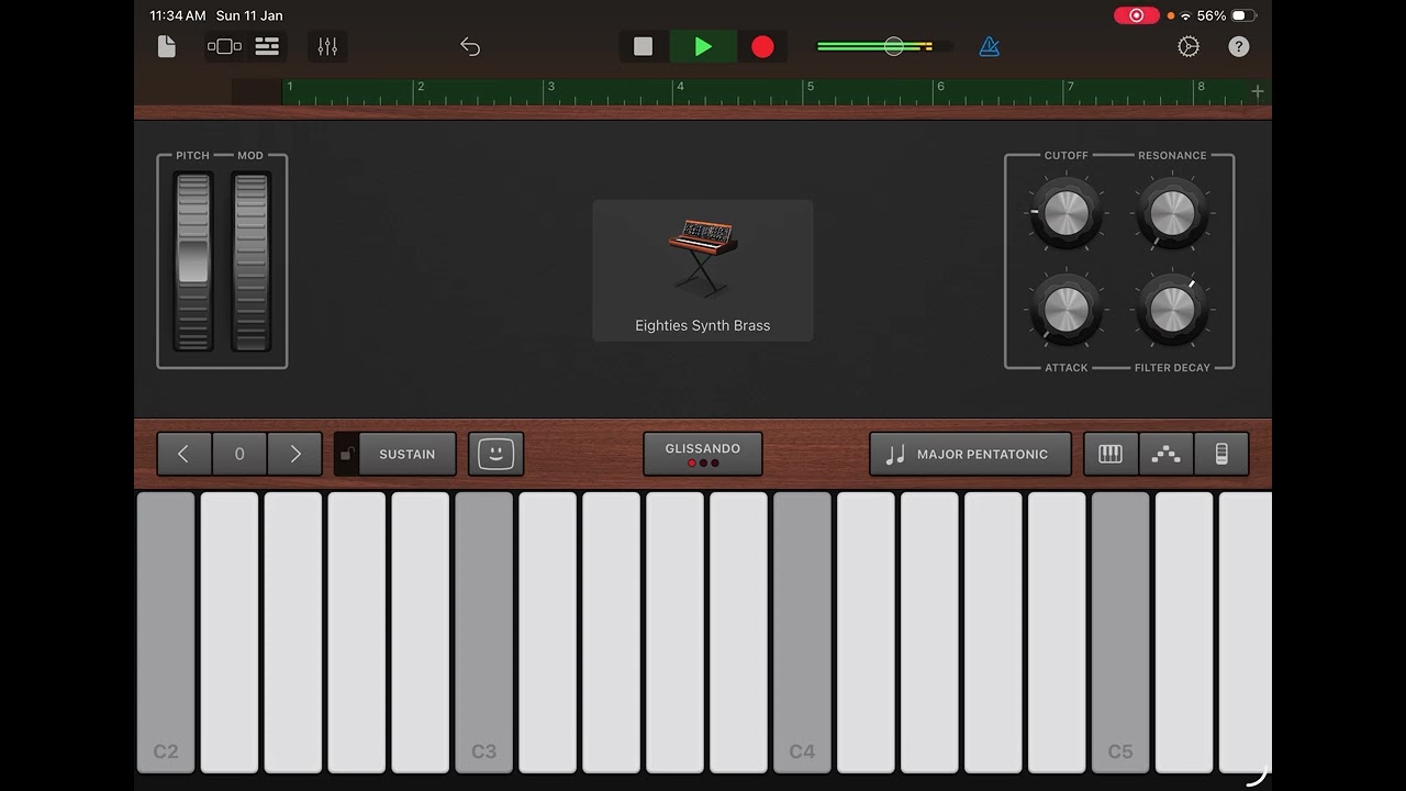 I made my own tone by iPad apple