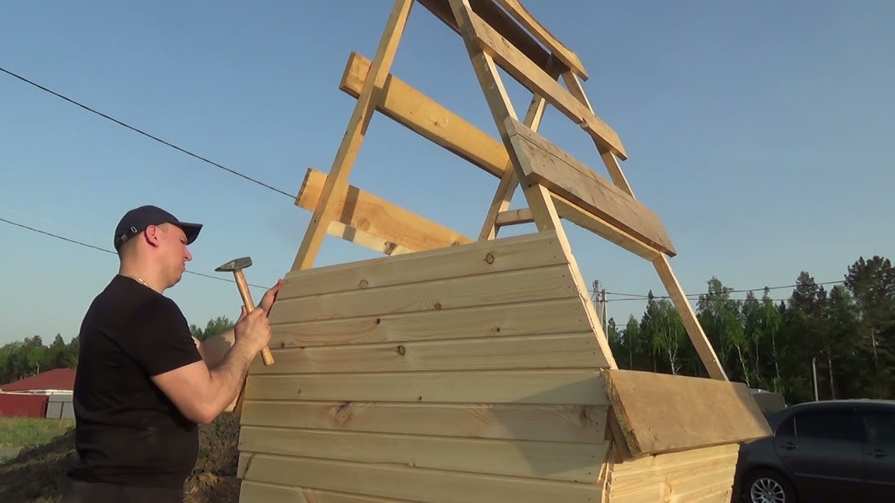 Дачный туалет своими руками.