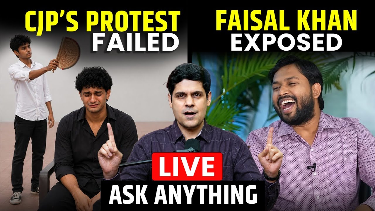 COCKROACH JANTA PARTY WELCOMED and EXPOSED 😂| KHAN SIR FIASCO | KARAN VERMA LIVE