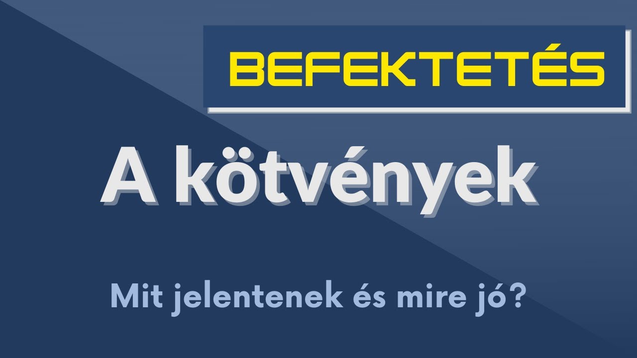 A kötvények