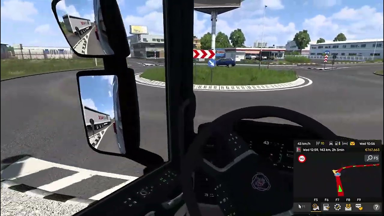 Forklift Transport Mission Across Romania ETS 2 Scania Truck 16 Ton Cargo 297 km 🚛🛣️№7