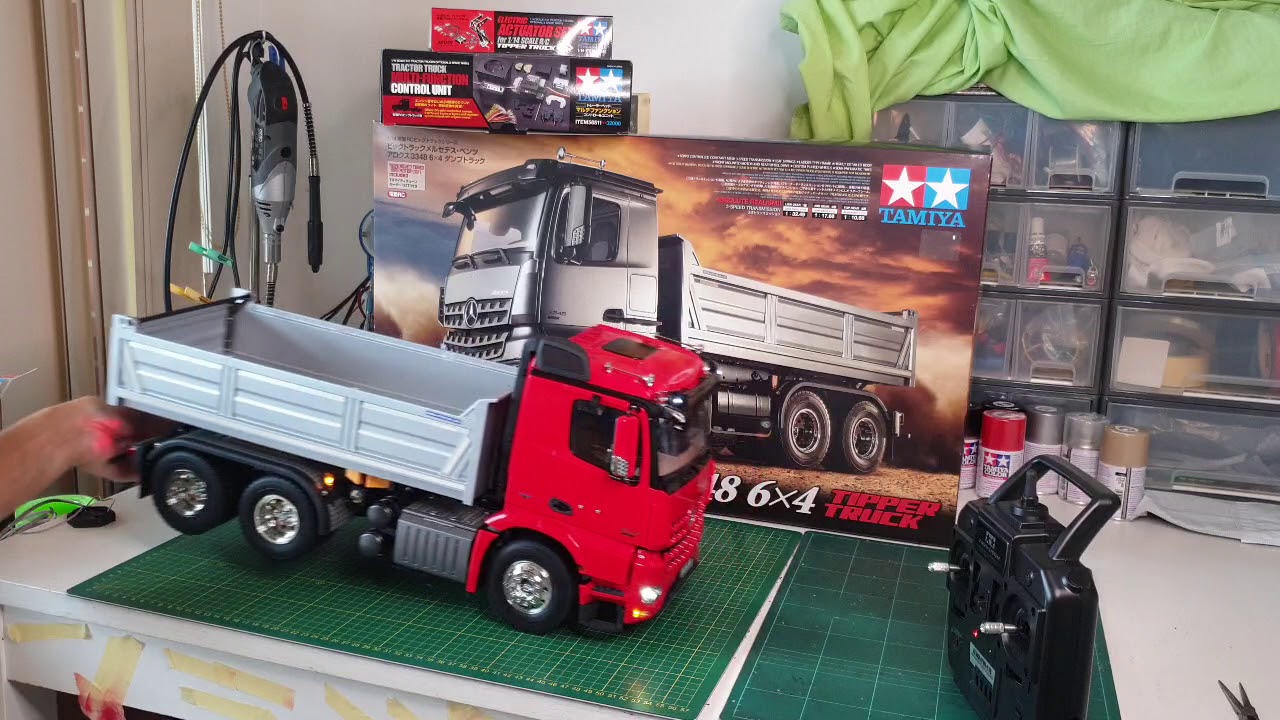 Tamiya Mercedes arcos 3348 Tipper truck
