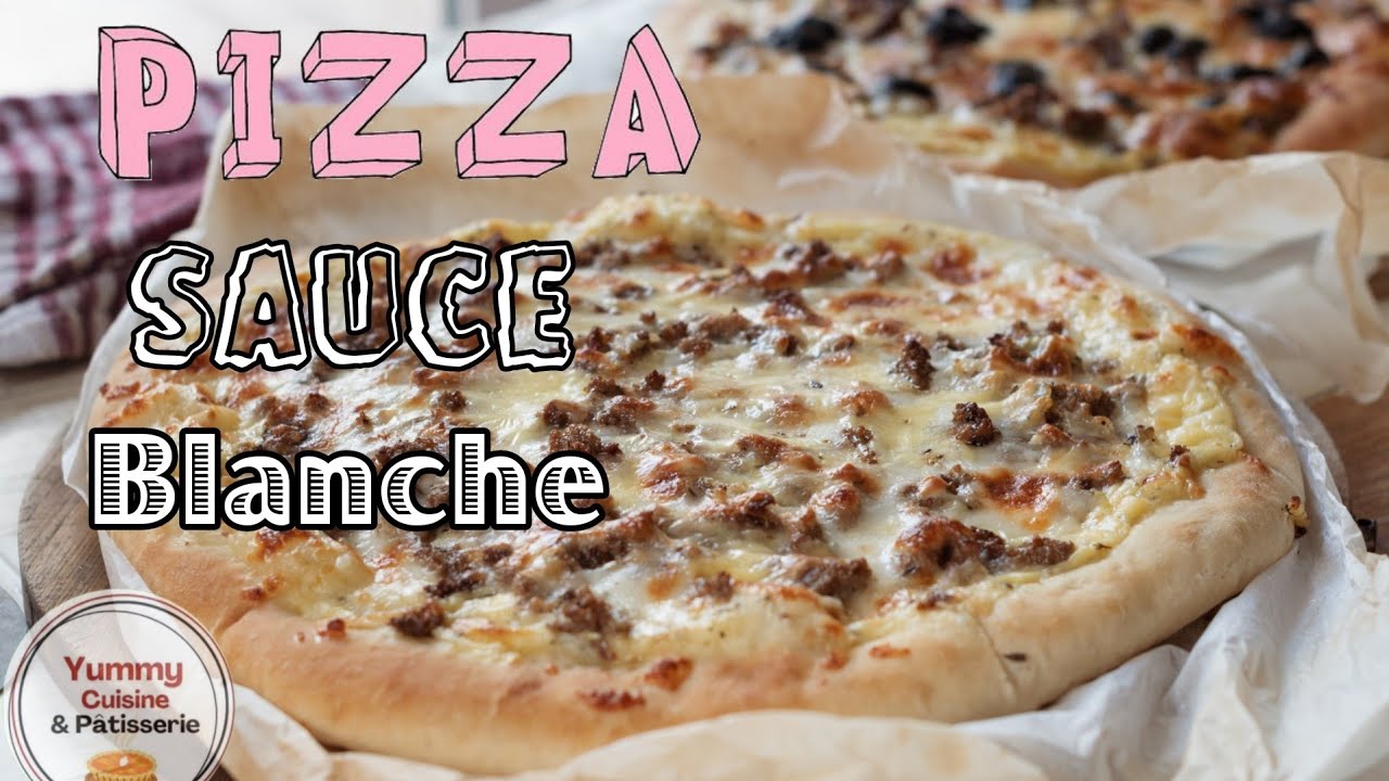 PIZZA Moelleuse  à la sauce blanche mieux qu'à  la pizzeria