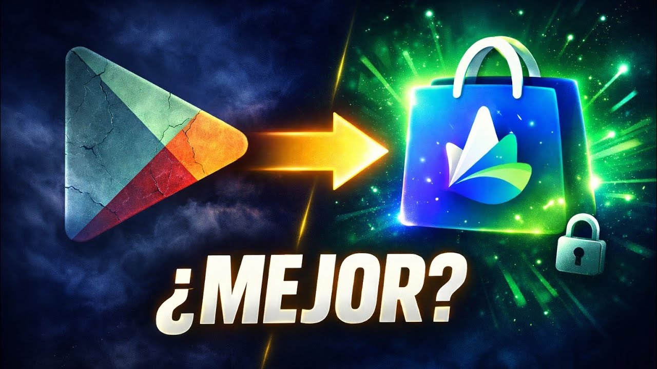La MEJOR alternativa a Play Store en 2026 (Aurora Store)