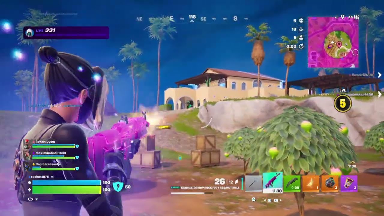 Wining a Blitz in fortnite  POV