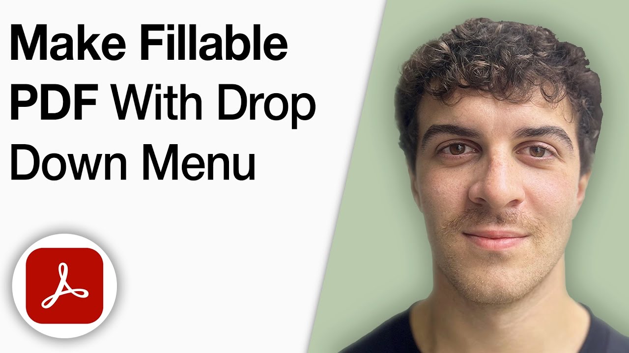 How to Make a Fillable PDF Form With Drop Down Menu Using Adobe Acrobat Pro DC [2025 Full Guide]