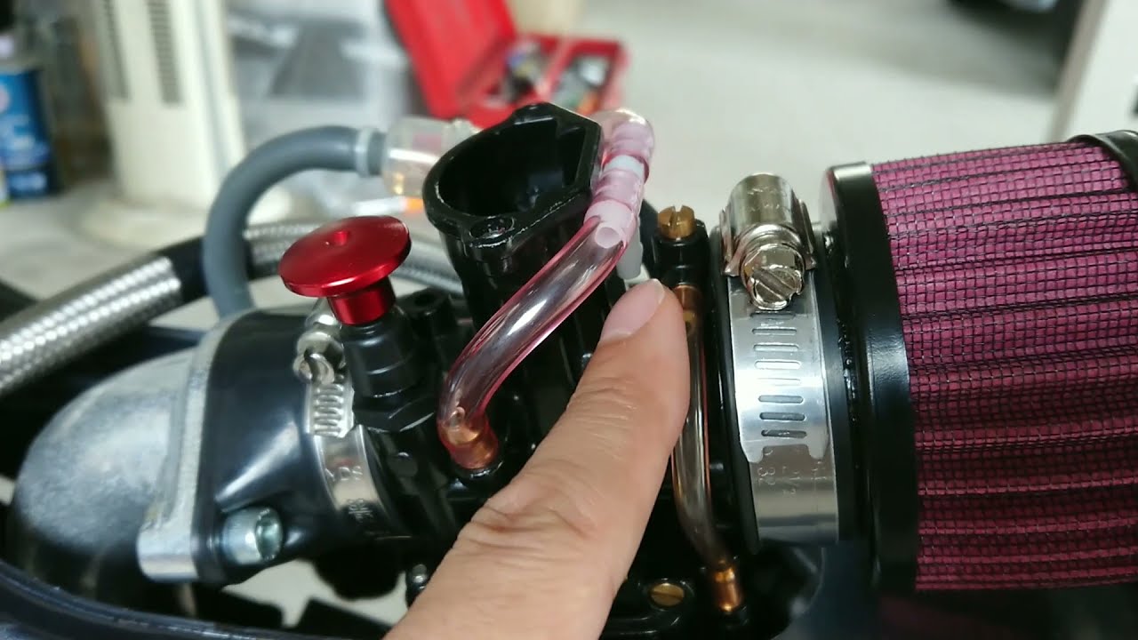 【4mini】角目シャリーにpwk24っぽいキャブ取り付け(セッティングほぼ完了かな❔)