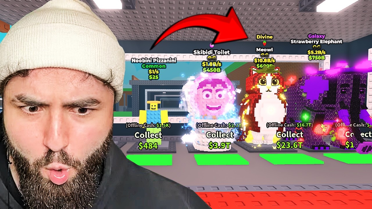 INSANE Noobini to Og TRADING challenge in Steal A Brainrot