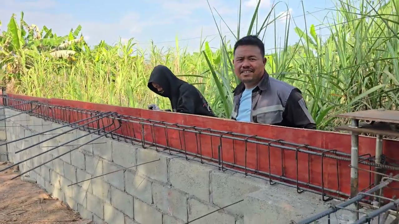 Tij laug plog peb dho ແບບ rau yuav nchuav cement rau os