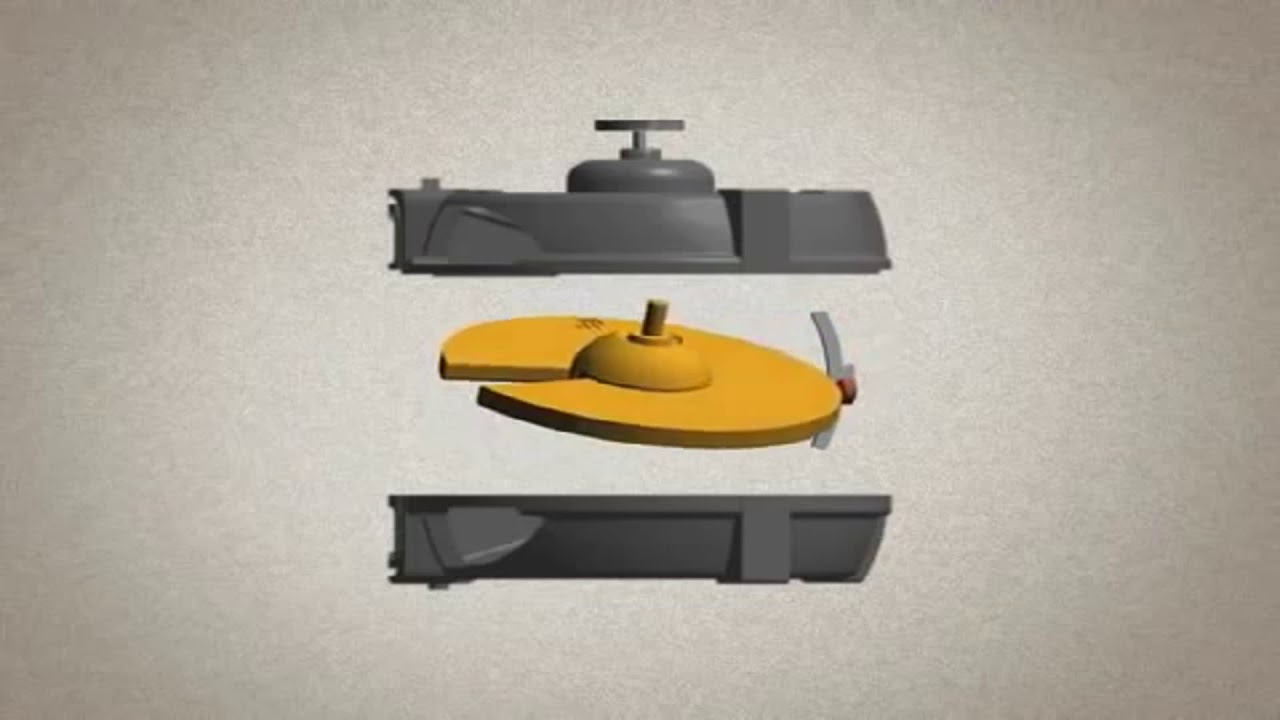 Nutating disk flow meter
