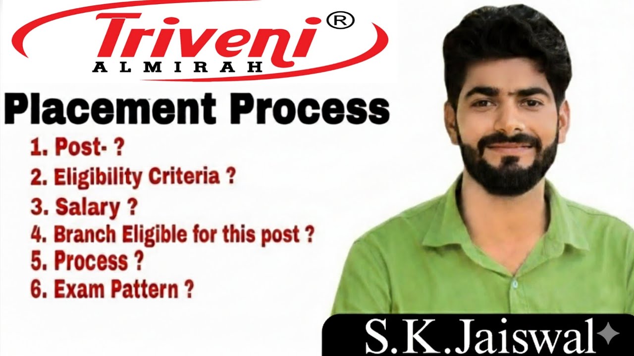 Placement Process of Triveni Almirah || रसions Academy || S.K.Jaiswal 