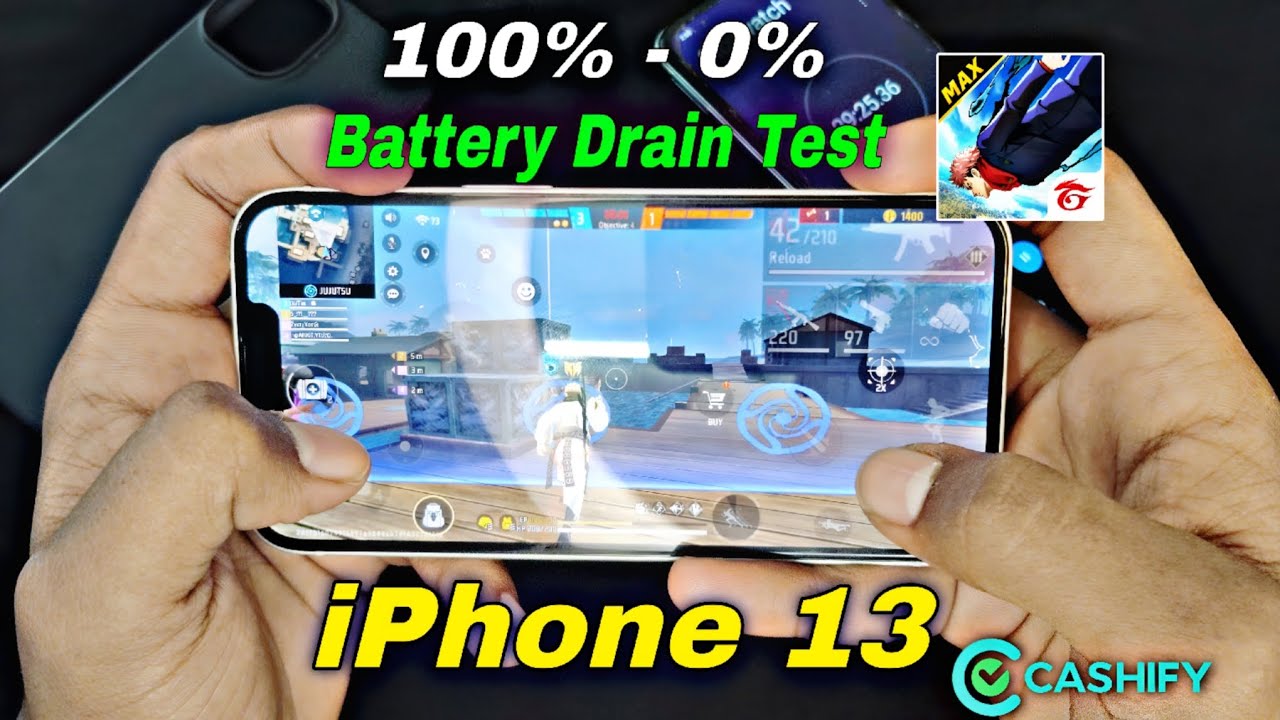 IPHONE 13 FREE FIRE BATTERY DRAIN TEST IN 2026 🤯 | 100% to 0% Extreme test 
