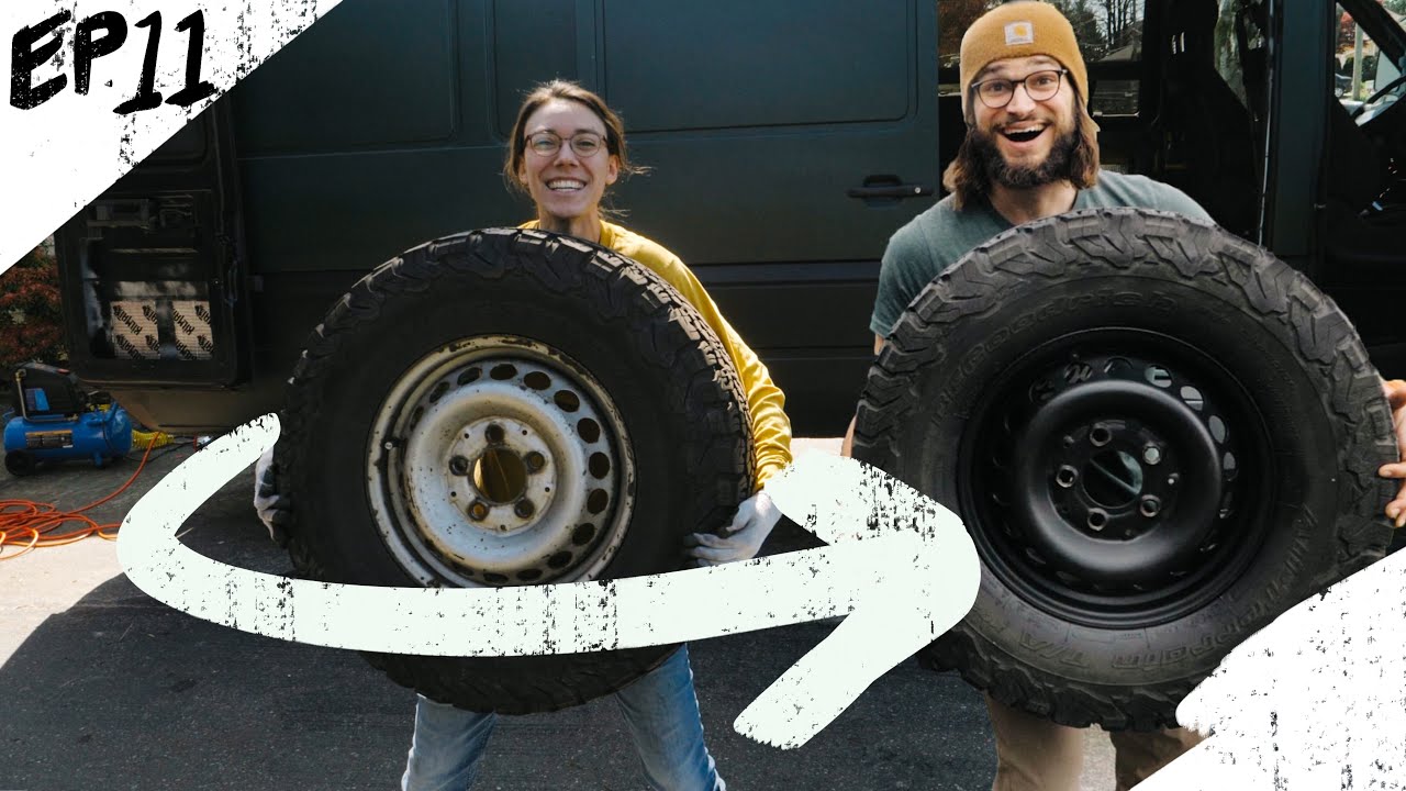 Painting our Rusted Wheels with PlastiDip and POR15
