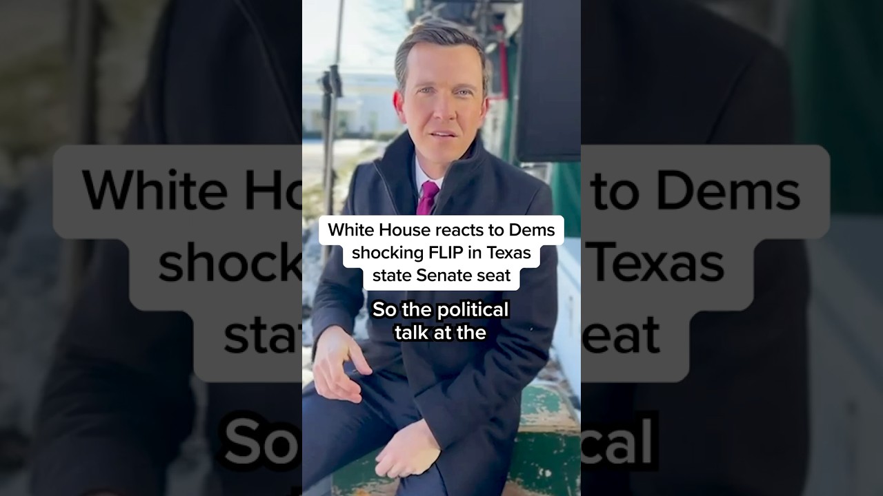 White House reacts to Dems shocking FLIP in Texas state Senate seat