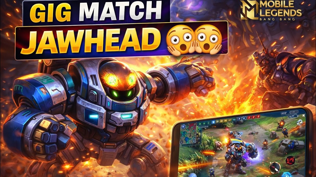 Big Game Jawhead 🤖🔥 | MLBB Gig Match Gameplay