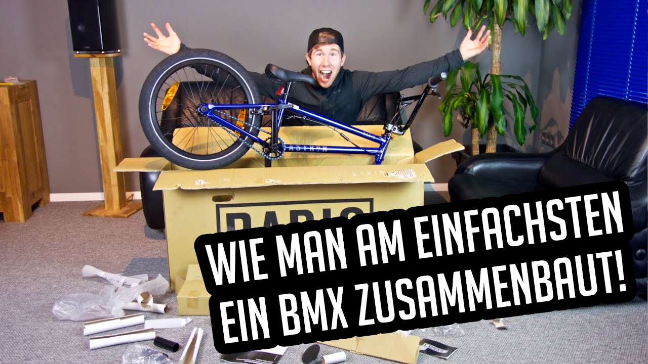 BMX Komplettrad Montage in deutsch!