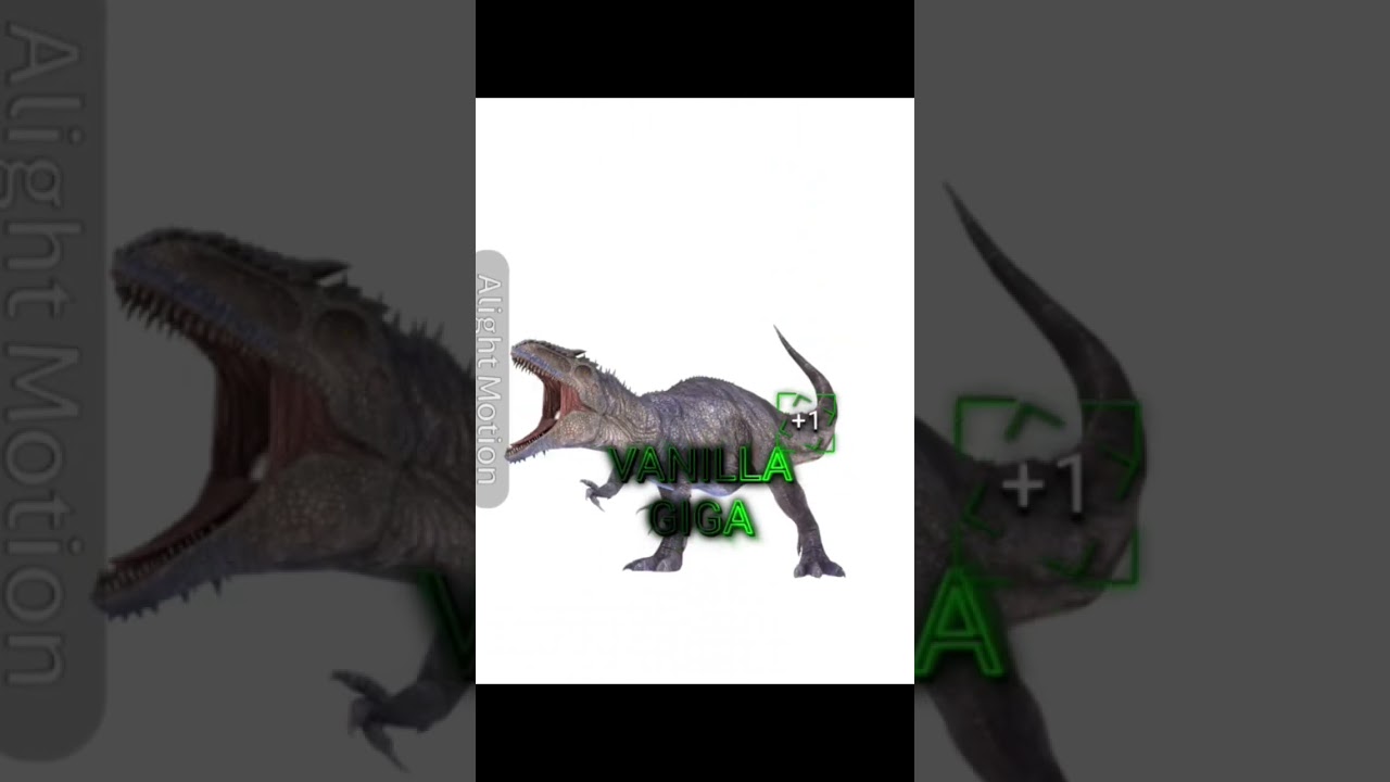 Ark Paleo Giganotosaurus Vs Ark VANILLA Giganotosaurus
