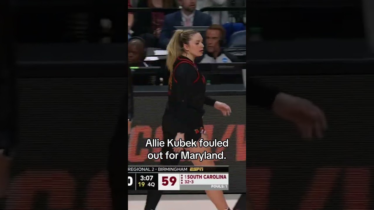 She had 12 PTS for the Terps 😅