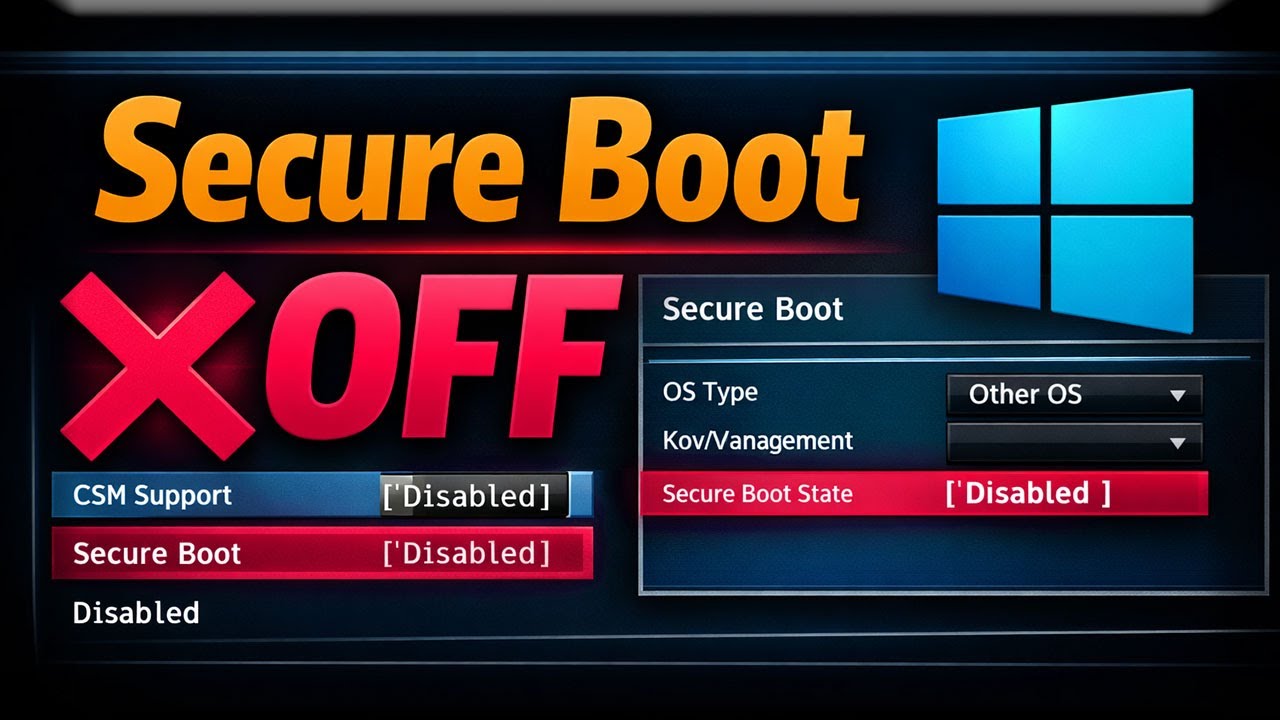 Secure Boot Greyed Out Fix | Enable Secure Boot Windows 11 (2026)
