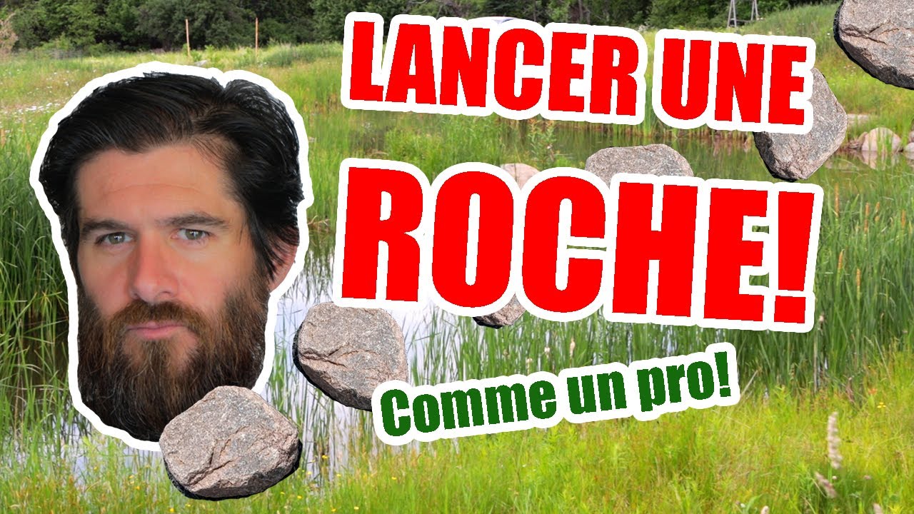 Comment lancer une roche pour faire des bonds sur un lac!