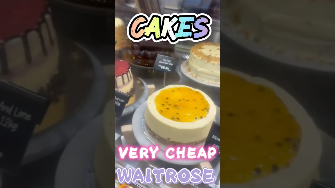 Cakes Very Cheap at Dubai Mall #cakes #cakeshorts #dubaimall #waitrose #shortsfeed #foryourpage