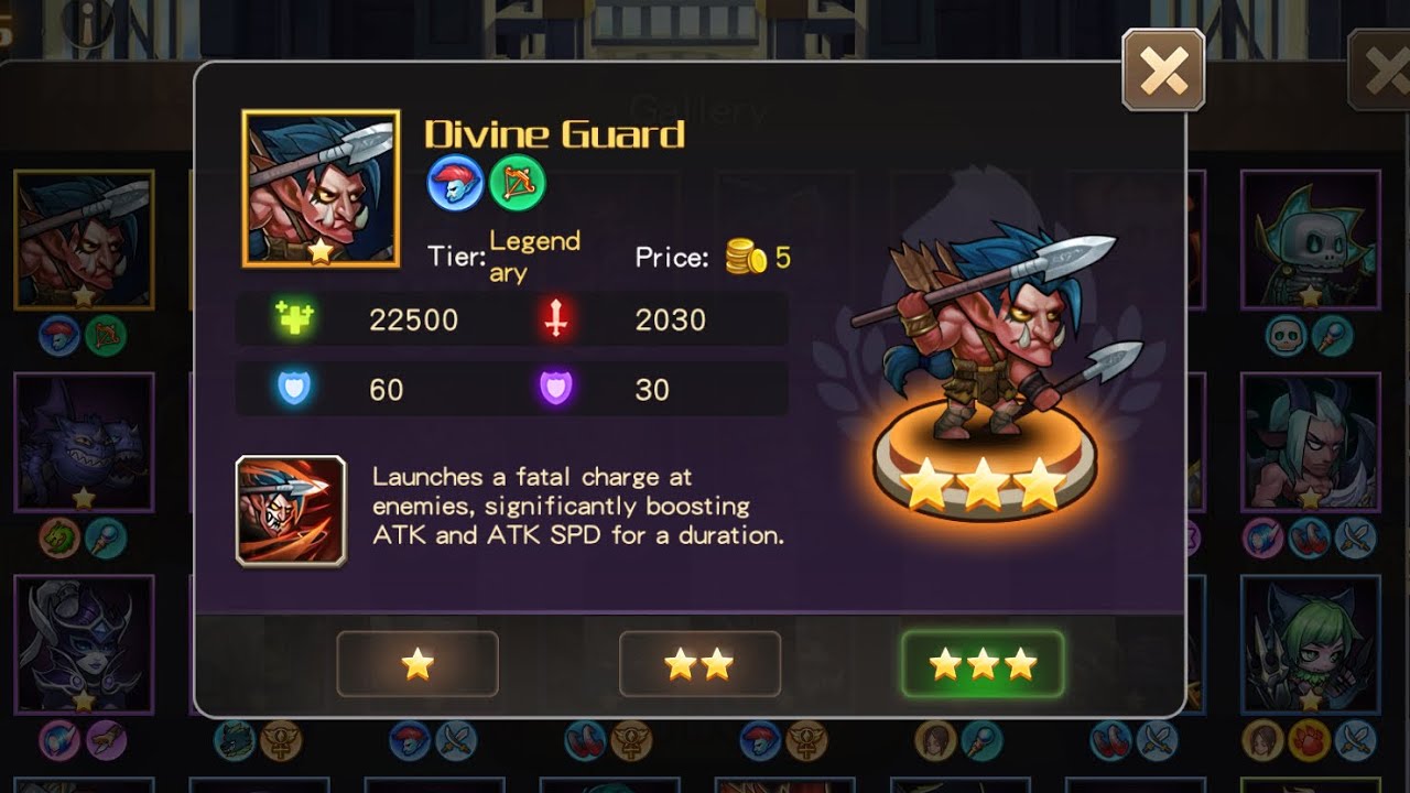 Crystal Legends Riot Chess 040 MVP Triple Stars Divine Guard