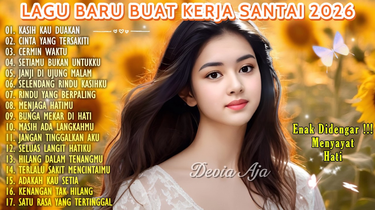 LAGU BUAT SANTAI VIRAL 2026 FULL ALBUM | SLOW ROCK & MELLOW TERPOPULER TEMANI KERJA SEHARI-HARI FULL