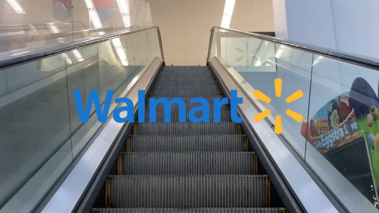 Schindler Double-File Escalators-Walmart, Hilltop Mall-Richmond, CA