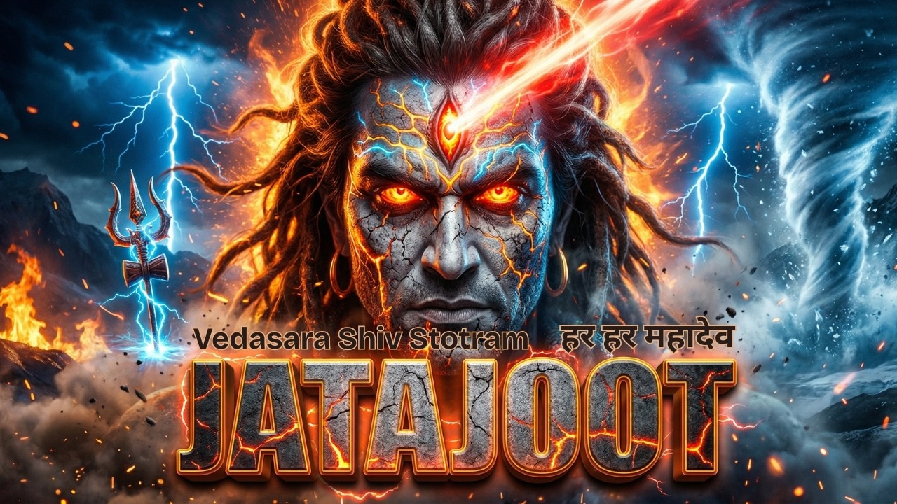 🕉️ Jatajoot - Vedasara Shiv Stotram | जटा जूट वेदसार शिव स्तोत्र | Lord Shiva Stuti 🕉️