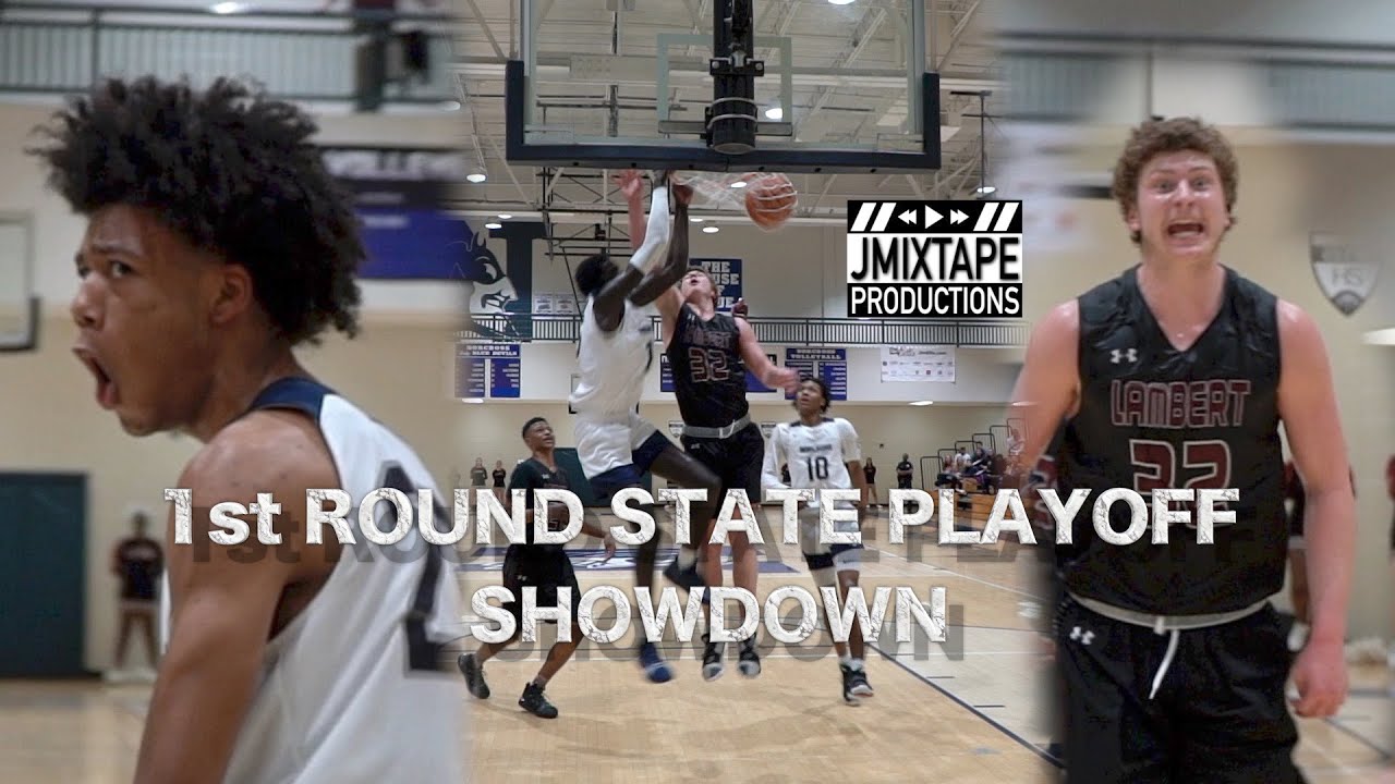 JT Thor CATCHES A BODY!!! in 1st Round State Playoffs | Norcross vs Lambert