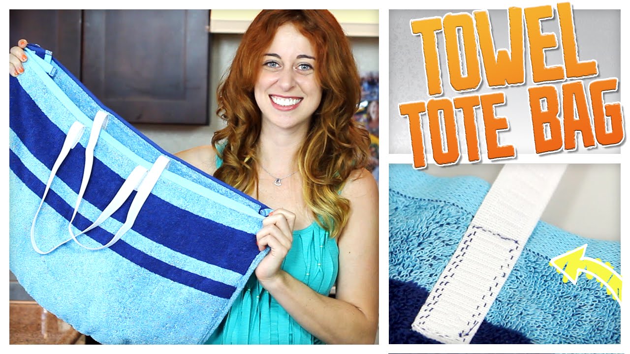 DIY Convertible Beach Towel / Tote Bag! - Do It, Gurl