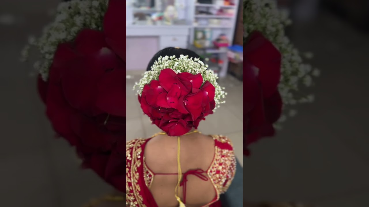 Very quick and easy flower bun ❤️