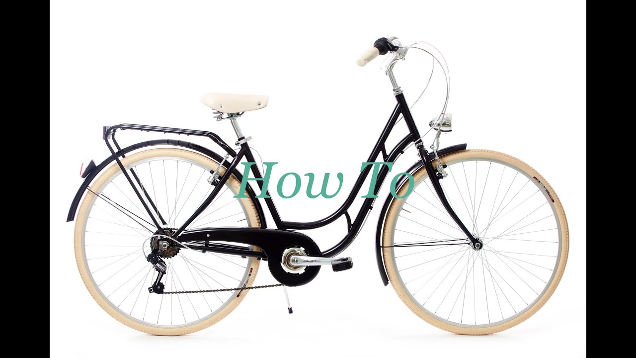 Como montar tu Bicicleta de paseo - Capri Berlin 6V - biciclasica.com