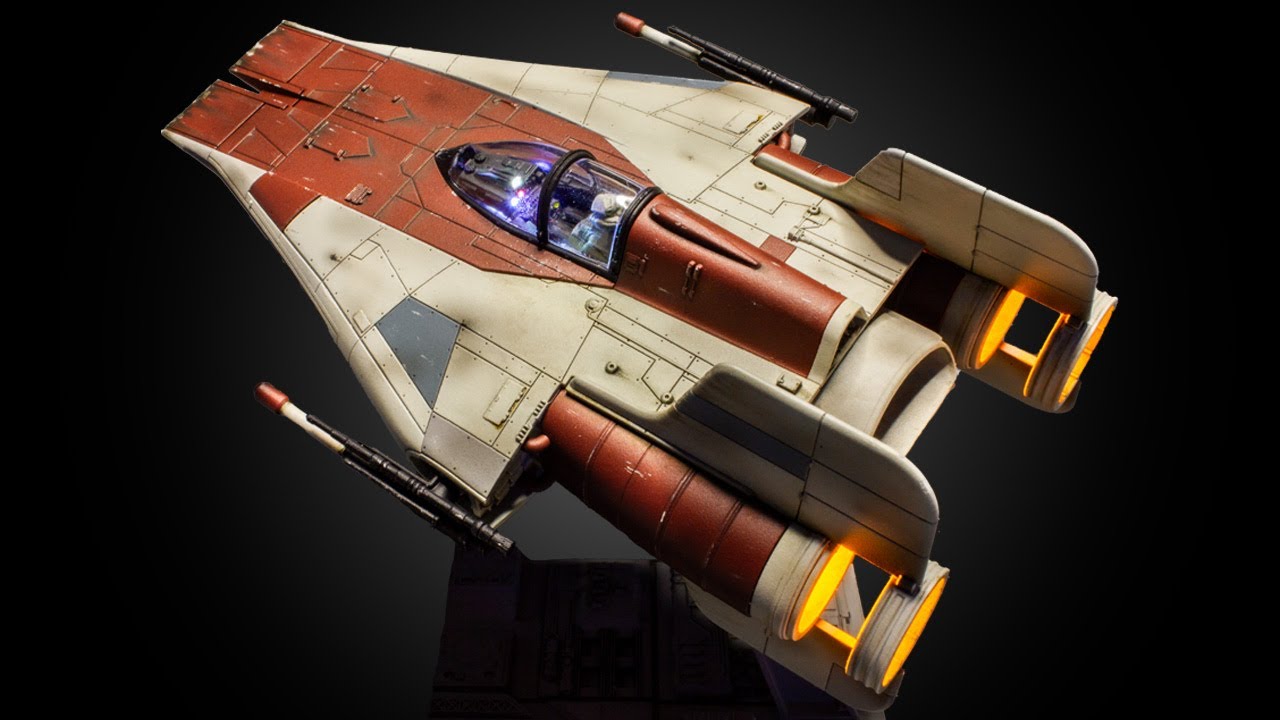 Как я построил истребитель A-Wing из «Звёздных войн»