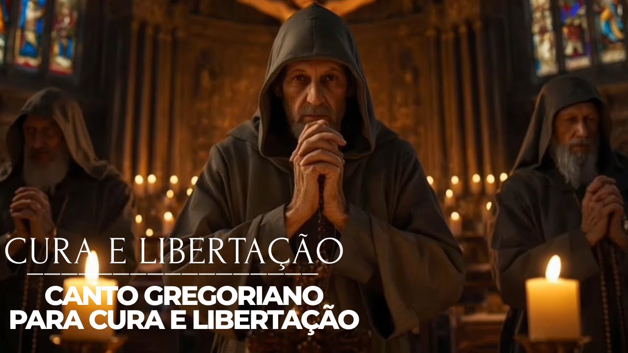 Canto Gregoriano para Cura e Libertação | ORAÇÃO PODEROSA DE LIBERTAÇÃO ✝️ (432Hz)