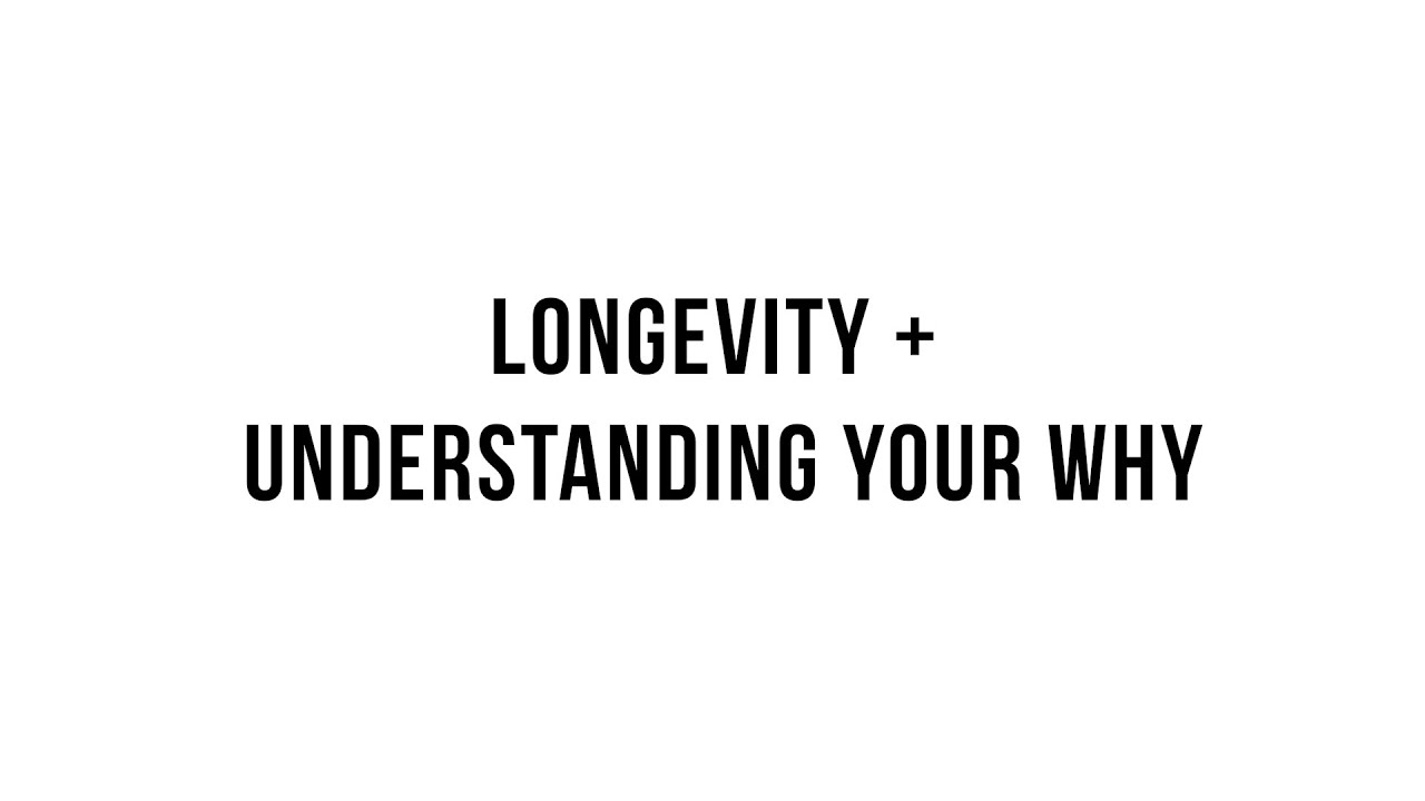 Keto 101 -  Longevity + Finding Your WHY