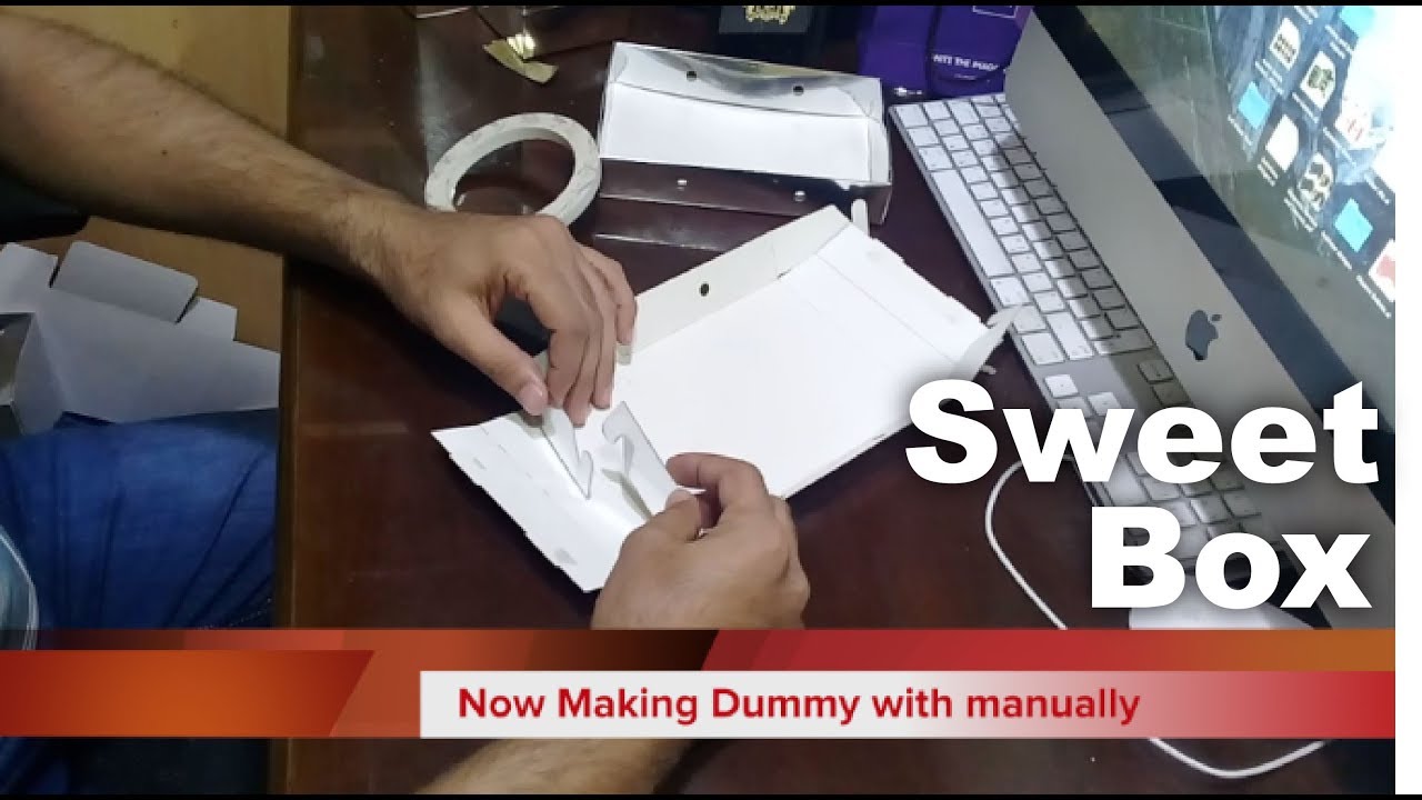 How to Make Sweet Box " Die line " with Sampling on Laser Machine