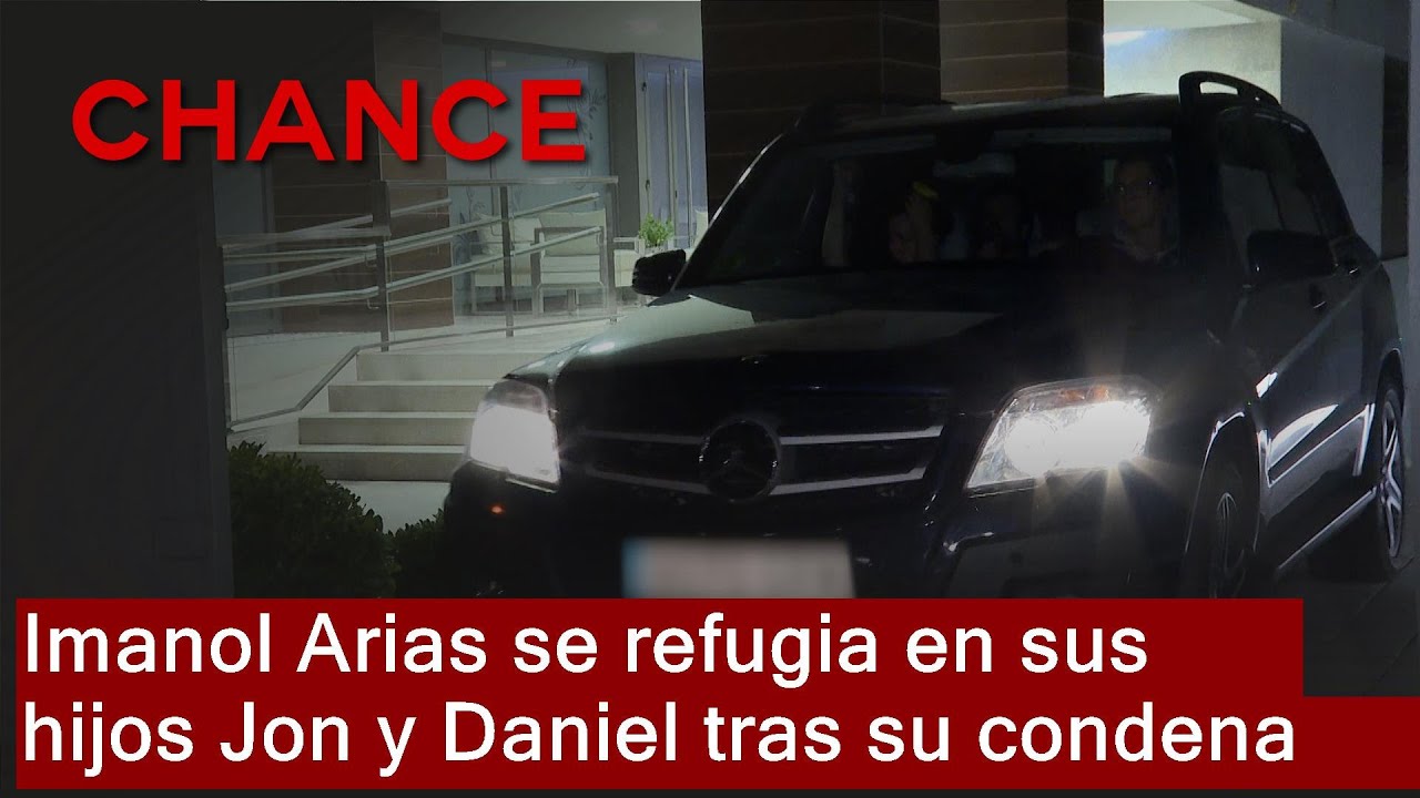 Imanol Arias se refugia en sus hijos Jon y Daniel tras su condena de c&aacute;rcel