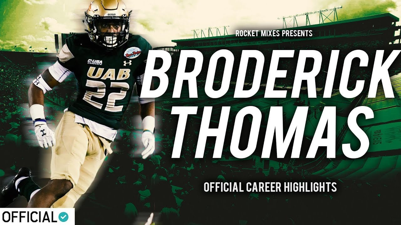 UAB Safety Broderick Thomas - Official Career Highlights