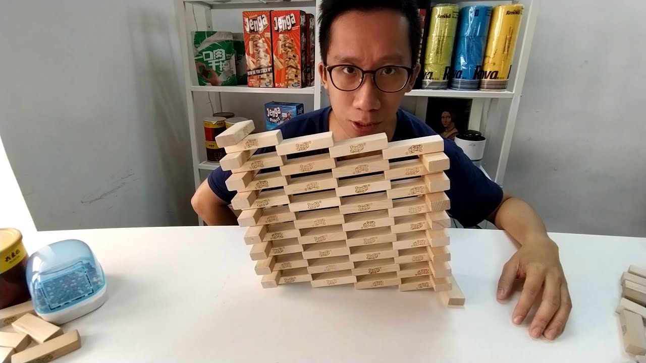 Tutorial: How to build a Tilted Jenga Wall