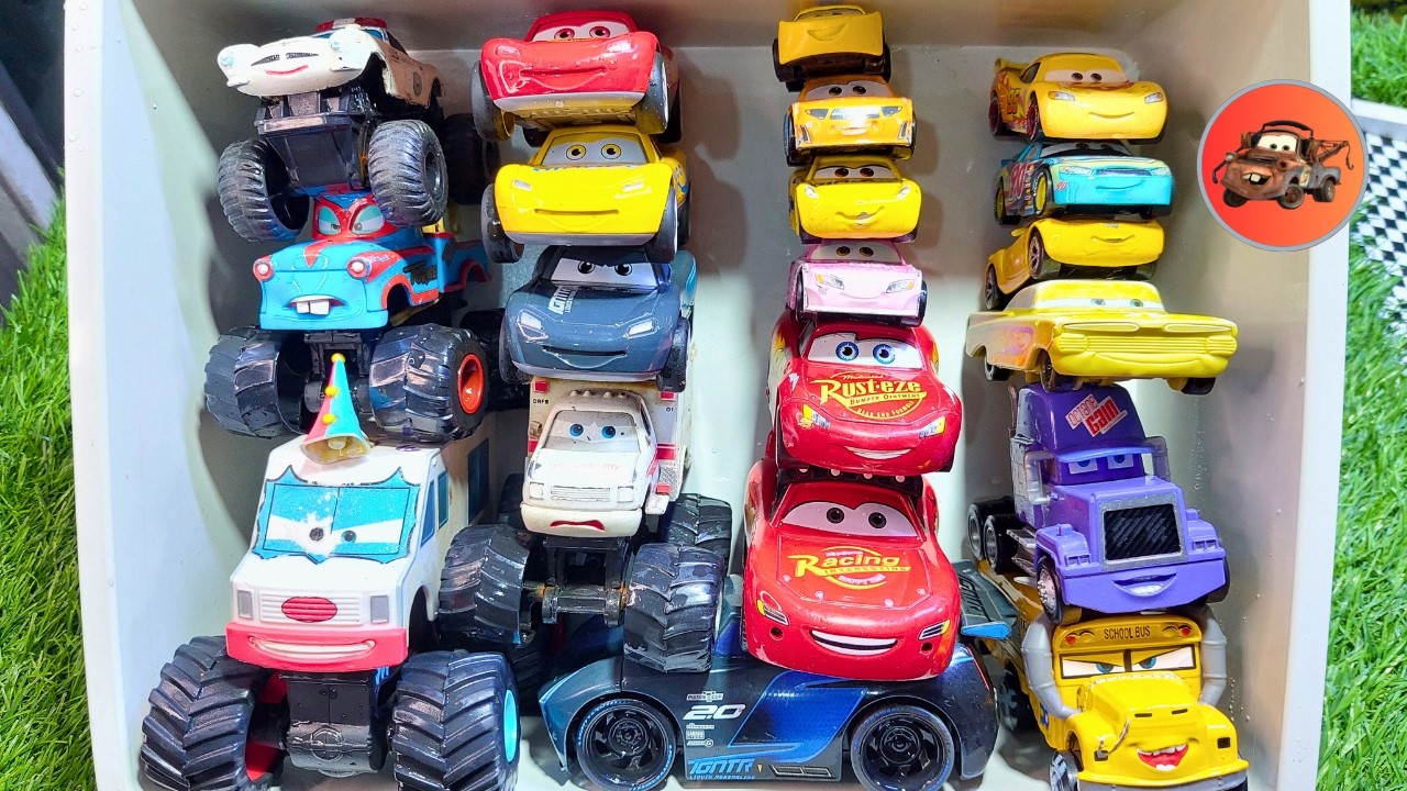 Disney Pixar Cars Unboxing Review | Lightning McQueen, Tow Mater, Doc Hudson, Sally Carrera, Cruz
