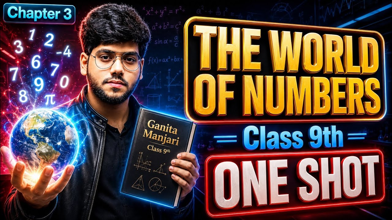 The World of Numbers Class 9 | Chapter 3 | Ganita Manjari | One Shot | Maths Future