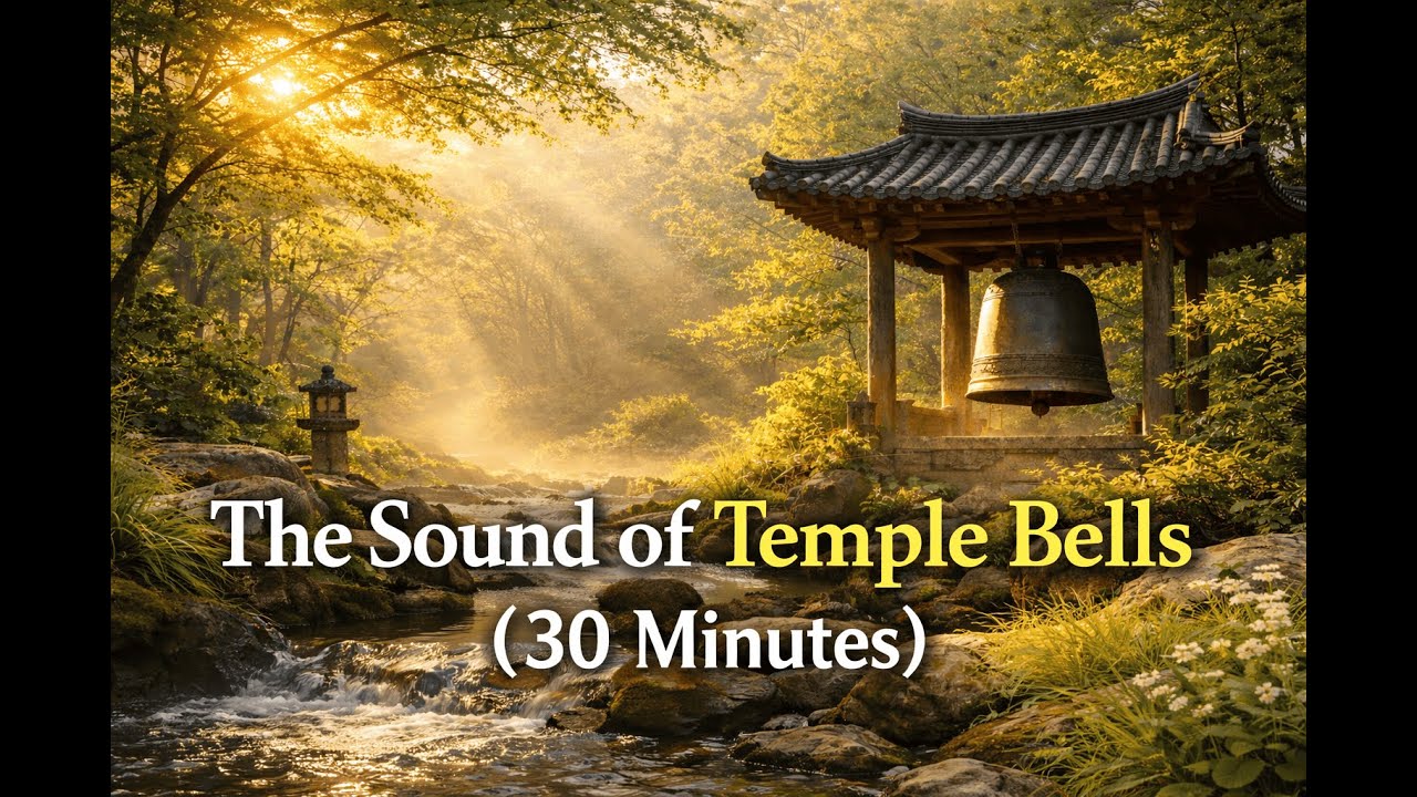 The Sound of Temple Bells (30 Minutes) | Peaceful Buddhist Bells for Meditation