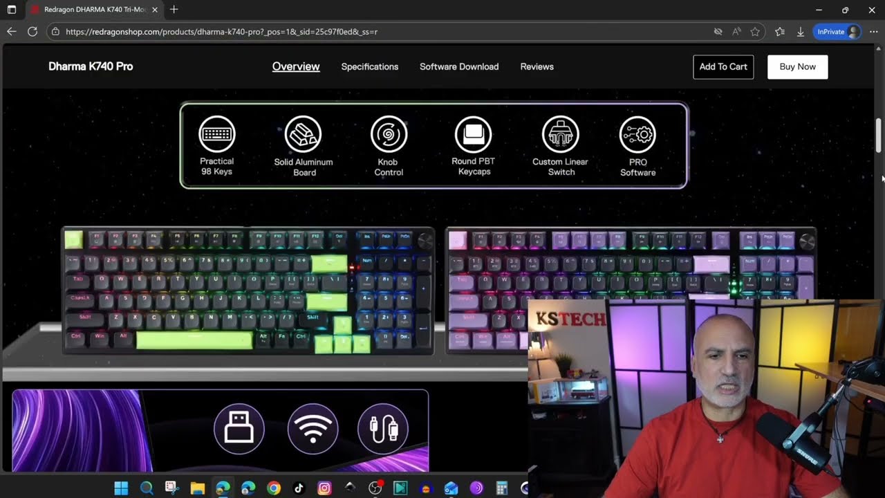 Redragon DHARMA 98 K740 PRO | Учебное пособие по программному обеспечению