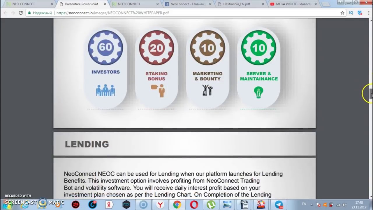 ICO Neoconnect 05 12 2017 Обзор ДЕЛАЕМ х10 Заработок без вложений Hextracoin Bitconnect Ucoincash