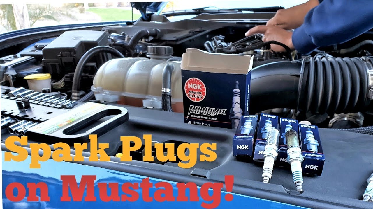 How to change spark plugs on Ecoboost Mustang! (NGK)